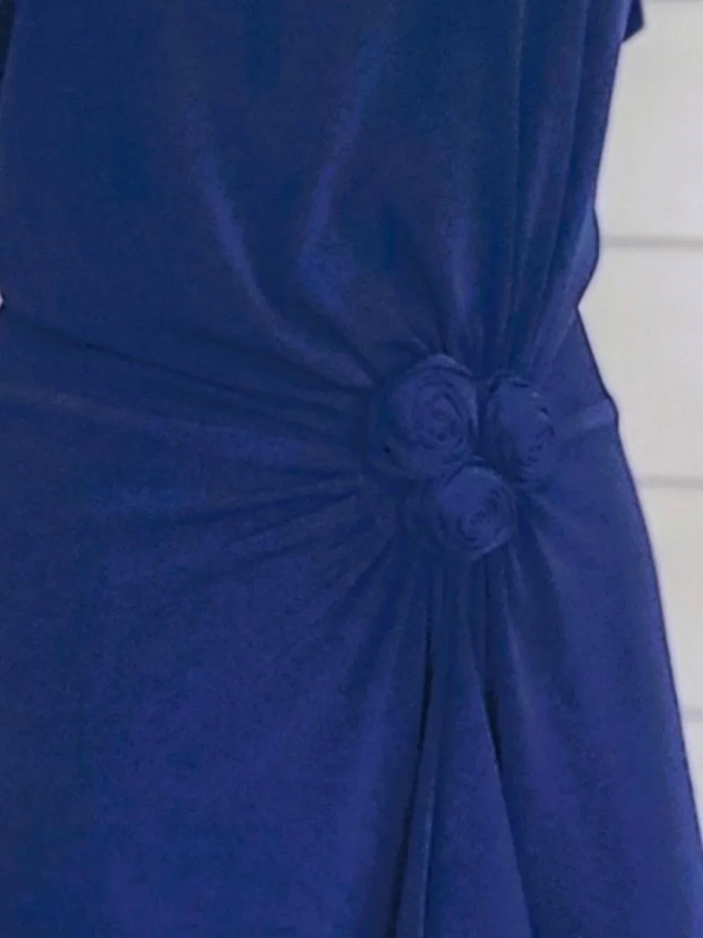 CONNECTED APPARELL/KNOTTED WAIST DRESS - Picture 3 of 5